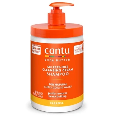 Abbildung von Cantu Reinigungscreme Shampoo, sulfatfrei, in Salongröße, 709 g