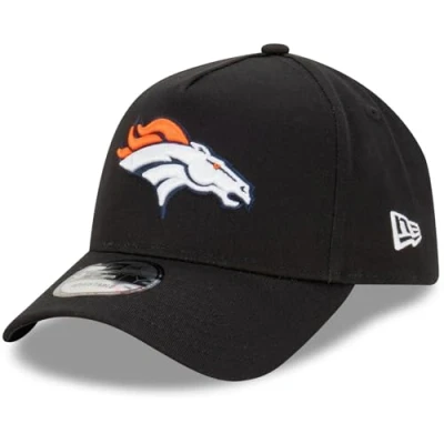 Abbildung von New Era Denver Broncos NFL Evergreen Schwarz Verstellbare 9Forty A Frame Cap One Size