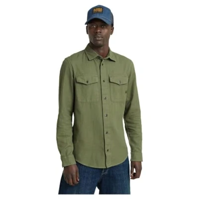 Abbildung von G Star RAW Herren Marine Slim Hemd, Grün (sage gd D24963 D454 B811), XS