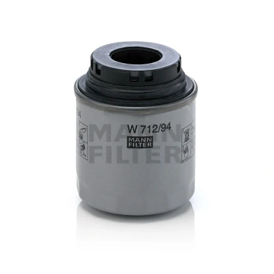 Abbildung von MANN FILTER W 712/94 Ölfilter 3/4 16 UNF 1B mit zwei Rücklaufsperrventilen Anschraubfilter VOLKSWAGEN: Caddy 3, Touran I, Passat B7 Variant