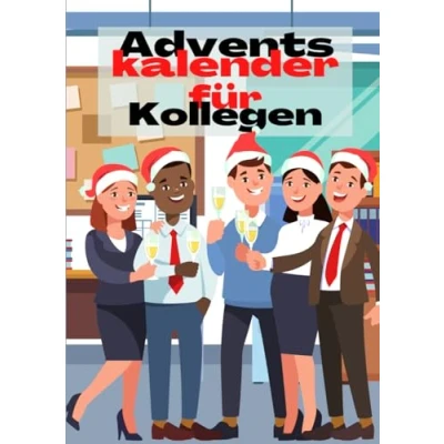 Abbildung von Adventskalender für Kollegen: der lustige Weihnachtskalender das Büro mit täglichen Aufgaben mehr Spaß auf Arbeit