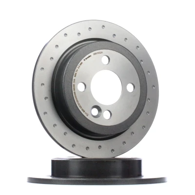 Abbildung von BREMBO XTRA LINE 08.9163.2X Bremsscheibe 259 10 4 voll, gelocht beschichtet hochgekohlt MINI: Hatchback, Convertible, Clubman