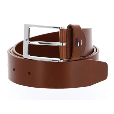 Abbildung von Tommy Hilfiger Herren Gürtel Layton Adj Ledergürtel, Braun (Cognac), 80