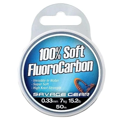 Abbildung von Savage Gear Soft Fluorcarbon Clear 0.49mm (35m) Fluorocarbon