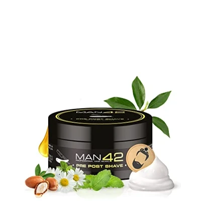 Abbildung von MAN42 Pre / Post Shaving Cream, Vor und Nach der Rasur Creme, 100ml