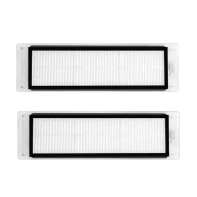 Abbildung von TALENTEC home : 2x Ersatz HEPA Filter Kompatibel mit Xiaomi Roborock S5, S5 MAX, S50, S51, S55, S6, Pure, MaxV, S60, S65, E25, E35; Roboterstaubsauger ABS Plastik Transparent &amp; Weiß