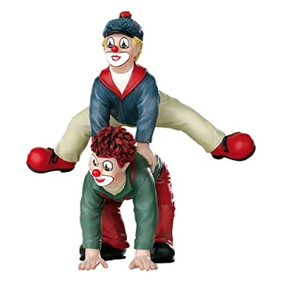 Abbildung von Gildeclown kleine Dekofigur und Sammlerstück der Bocksprug im hochwertige Geschenkkarton Accessoire Dekoration Geschenk handgefertigt Höhe 15 cm