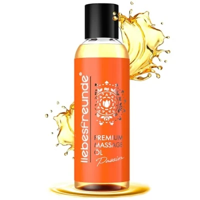 Abbildung von liebesfreunde® Massageöl Passion Sinnliches Massage Öl zur Entspannung für Paare, 150 ml