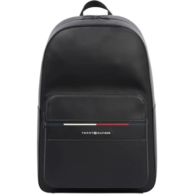 Abbildung von Tommy Hilfiger Foundation Backpack Tagesrucksack, Herren, Größe: One Size, Black