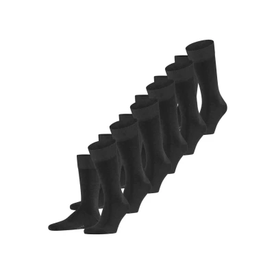 Abbildung von Falke Happy 6PACK Everyday Casual Socken, Herren, Größe: 39 42, Anthra mel