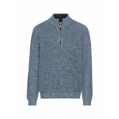 Abbildung von camel active Strickpullover, Herren, Größe: Medium, Denim blue