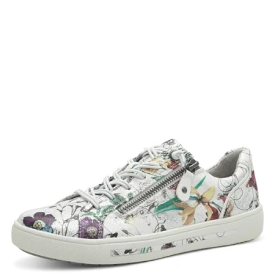 Abbildung von Jana Sneaker low, Damen, Größe: 37, White flower Schuhe