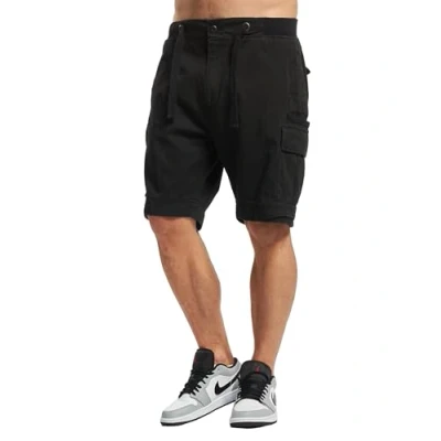 Abbildung von Brandit Packham Vintage Shorts, Herren, Größe: 38x32, Black