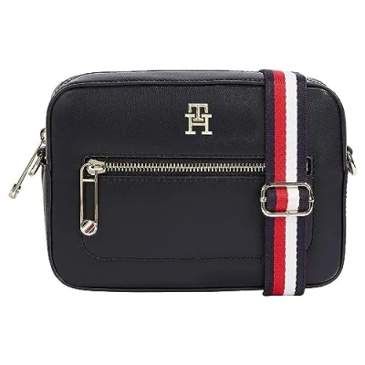 Abbildung von Tommy Hilfiger Iconic Camera BAG CORP Umhängetasche, Damen, Größe: One Size, Space blue