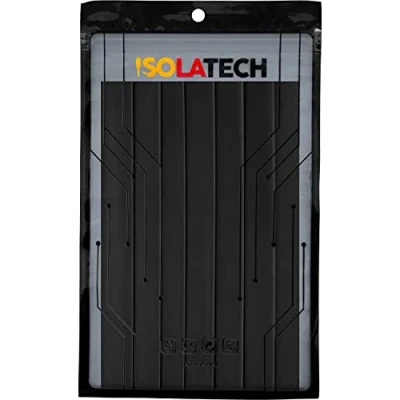 Abbildung von ISOLATECH Schrumpfschlauch Set 2:1 ohne Kleber unbeschriftet Schwarz Sortiment viele Größen Ø 20mm 1,4 Meter in 7Stk x 20cm