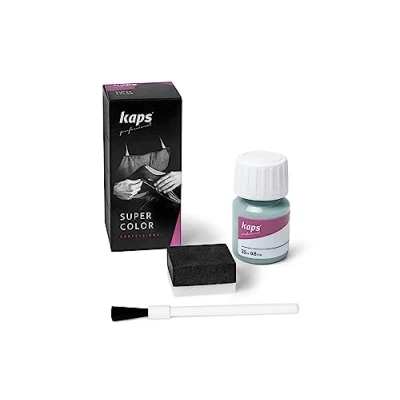 Abbildung von Kaps Super Color Lederfarbe für Naturleder, Synthetik und Textil, Lederfärber, 25 ml, Pastell 164