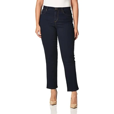 Abbildung von Gloria Vanderbilt Damen Amanda Classic Tapered Jeans, Rinse Noir, 42(10)