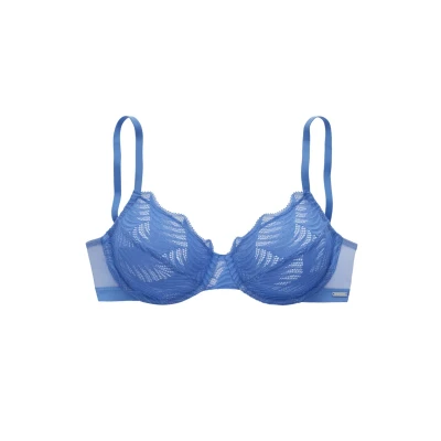 Abbildung von Lascana Triangel BH, Damen, Größe: 85E, Blau