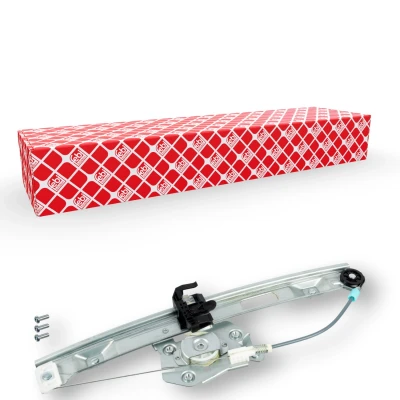 Abbildung von Febi Bilstein Fensterheber hinten rechts elektrisch mit Anbaumaterial, ohne Elektromotor 108257 BMW: 1 Hatchback