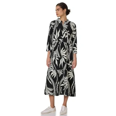 Abbildung von Street One Studio MIT Volants Blusenkleid, Damen, Größe: 38, Schwarz