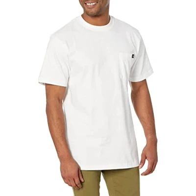 Abbildung von Dickies, Herren, T Shirt mit Tasche im legeren Stil, White, XXL