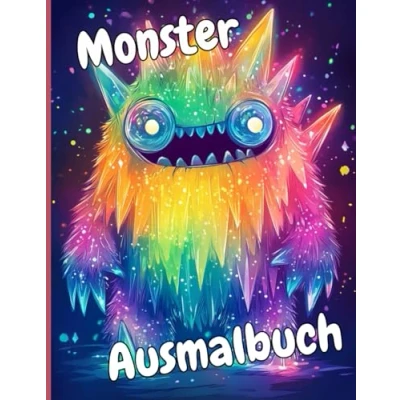 Abbildung von Monster Ausmalbuch Ein Malbuch für Kinder 50 Motive: Der Ausmal Spaß Jungen und Mädchen