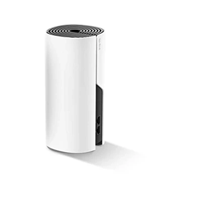 Abbildung von TP Link Deco M4 Mesh WLAN Set (1er Pack), AC1200 Dual Band Router &amp; Repeater, 2x Gigabit Ports, Zusatzeinheit, empfohlen für Häuser mit 1 2 Schlafzimmern, Umfassender Jugendschutz
