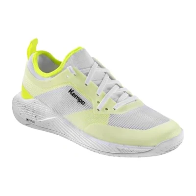 Abbildung von Kempa Kourtfly Handballschuh, Damen, Größe: 38, White fluo yellow Schuhe