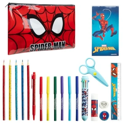Abbildung von Marvel Spiderman Federmappe Set mit School Supplies Geschenke für Jungs