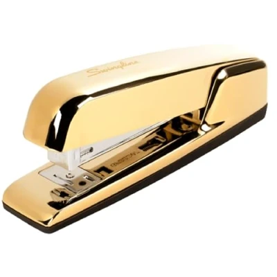 Abbildung von Swingline Heftgerät, 30 Blatt Kapazität, 747 Business Hefter, staufrei, Metall, Gold Chrom (74721)
