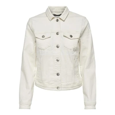 Abbildung von ONLY Jeansjacke, Damen, Größe: 36, Ecru