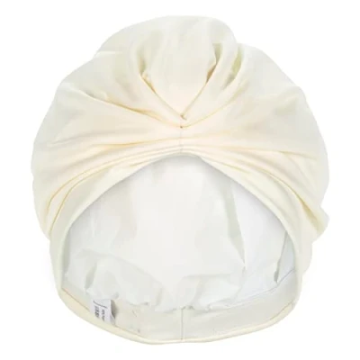 Abbildung von Fashy Damen Stoffbadehaube Mit Klettverschluss Badehaube, Schwarz, Einheitsgröße EU