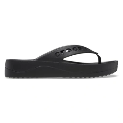 Abbildung von Crocs Damen Baya Platform Flip Sandale, Schwarz, 36 EU