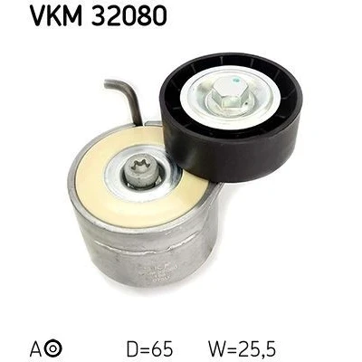 Abbildung von SKF VKM 32080 Spannrolle mit Befestigungsmaterial FIAT: 500 Hatchback, Punto Evo Tipo LANCIA: Musa