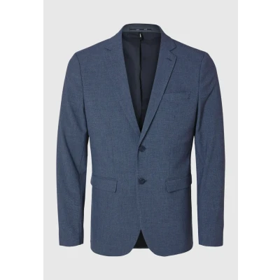 Abbildung von Selected Homme Karierter Sakko, Herren, Größe: 54, Dark blue