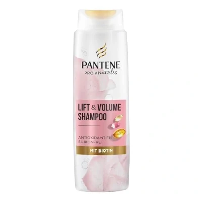 Abbildung von Pantene Pro V Lift &amp; Volume Haarverdickendes Shampoo mit Biotin, Silikonfrei 250ml. Miracles Shampoo, Angereichert Antioxidantien. Sichtbar Dickeres und Volleres Haar