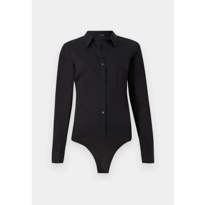 Abbildung von VERO MODA Damen Vmlady L/S G String New Noos Langarmshirt, Schwarz, S EU