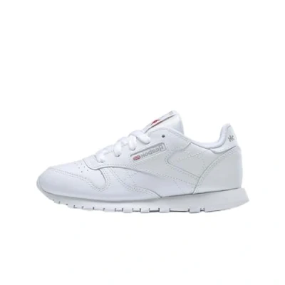 Abbildung von Reebok Classic Leather Trainers Sneaker low für Kinder, Größe: 27, White Schuhe