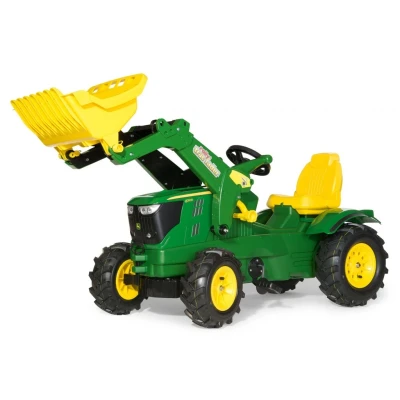 Abbildung von Trettraktor rollyFarmtrac John Deere 6210R+ Lader/Lufträder