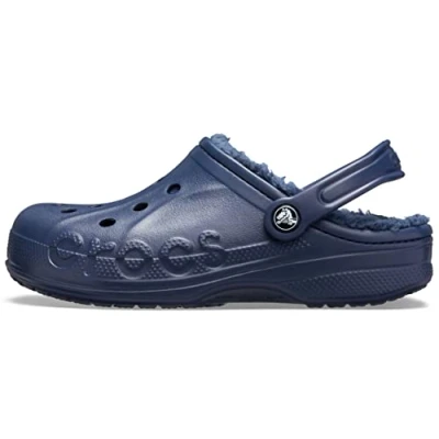 Abbildung von Crocs Unisex Baya Lined Clog, Navy, 38/39 EU