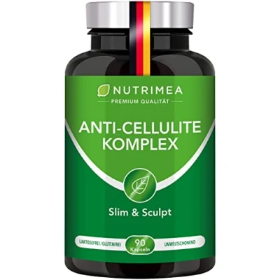 Abbildung von Slim &amp; Sculpt ANTI CELLULITE Komplex mit Sinetrol® aus Citrusfrüchten, Guarana, Traubentrester Kapseln gegen Orangenhaut 90