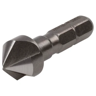Abbildung von wolfcraft Kegelsenker HSS, Sechskant Schaft ∅ 12 mm I 2580000 für präzises Senken von Bohrlöchern bündige Verschraubungen in Metall und Kunststoff