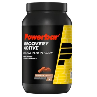 Abbildung von Powerbar Recovery Active Chocolate 1210g Regenerations Whey Drink mit Kohlenhydraten, Magnesium&amp;Zink