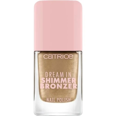 Abbildung von Catrice Dream In Shimmer Bronzer Nail Polish, Nr. 090, Braun, langanhaltend, schimmernd, acetonfrei, vegan, ohne Mikroplastikpartikel, Konservierungsstoffe, 1er Pack (10.5ml)