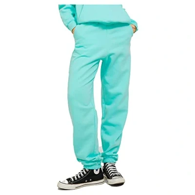 Abbildung von JACK &amp; JONES Damen JXABBIE HW REL Every Brush Pants NOOS Jogginghose, Aruba Blue/Print:Turqouise Logo, XS