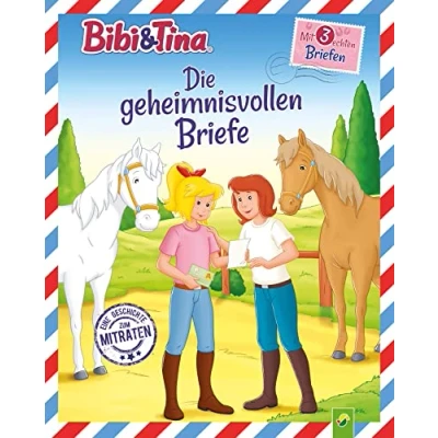 Abbildung von Bibi &amp; Tina Die geheimnisvollen Briefe: Mit 3 echten Briefen. Eine Geschichte zum Mitraten für Kinder ab 4 Jahren.