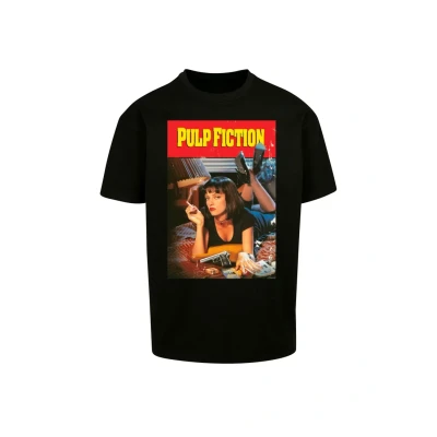 Abbildung von Merchcode PULP Fiction Poster Oversize TEE Tshirt print, Herren, Größe: XL, Black