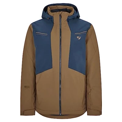 Abbildung von Ziener Herren TAFAR Ski Jacke/Snowboard Jacke atmungsaktiv, wasserdicht, walnut dob, 58