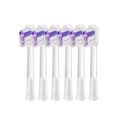 Abbildung von Laifen Gepolsterte ZahnbüRstenköPfe 6Er Pack, ErsatzköPfe Kompatibel Mit Wave/Wave Special Elektrischer ZahnbüRste (Weiß, Epolsterte)