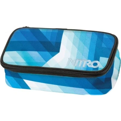 Abbildung von Nitro Pencil Case XL inkl. Geo Dreieick &amp; Stundenplan, Federmäppchen, Schlampermäppchen, Faulenzer Box, Federmappe, Stifte Etui, Ocean, 21 x 10 6,5 cm